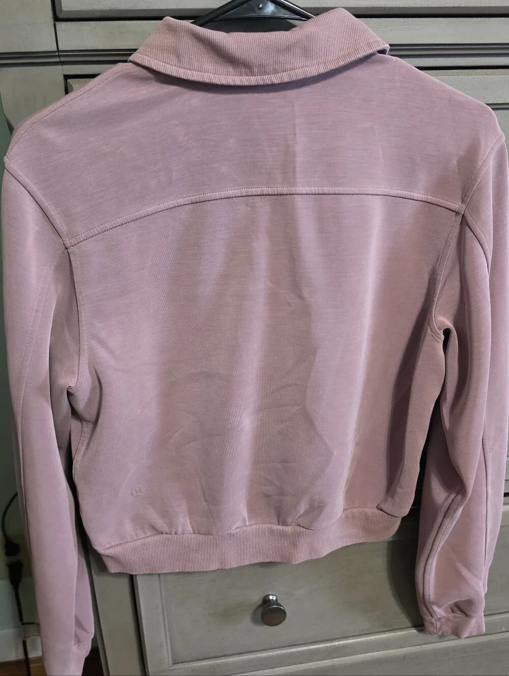 lululemon athletica Dusty Pink Cropped Quarter-Zip Pullover